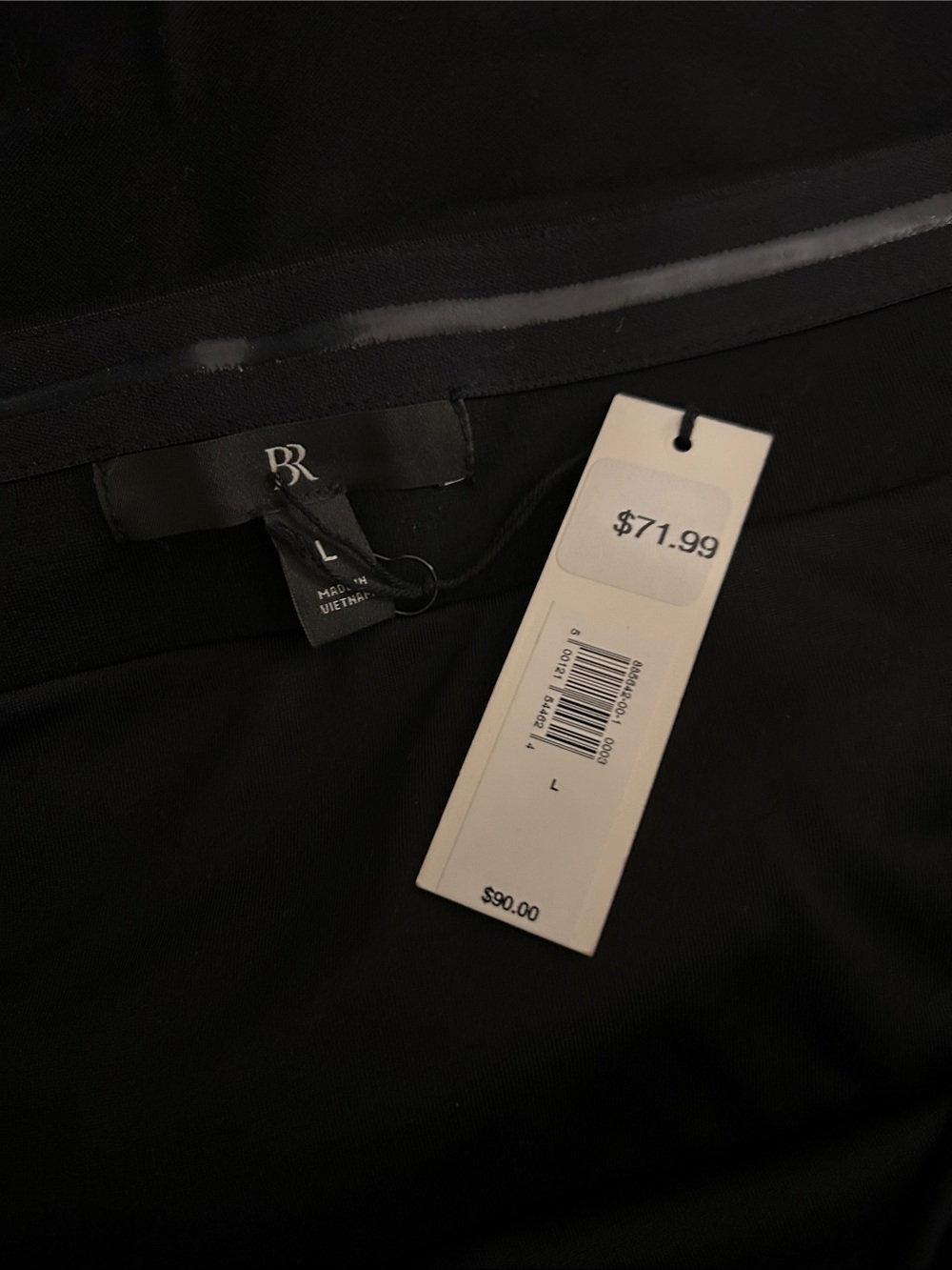 Strapless Ruched top- black - Picture 2 of 3